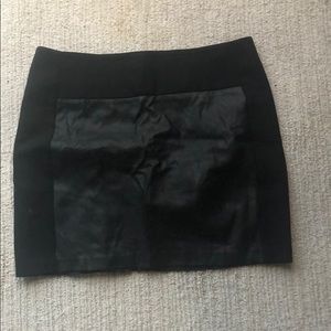 Leather Mini Skirt